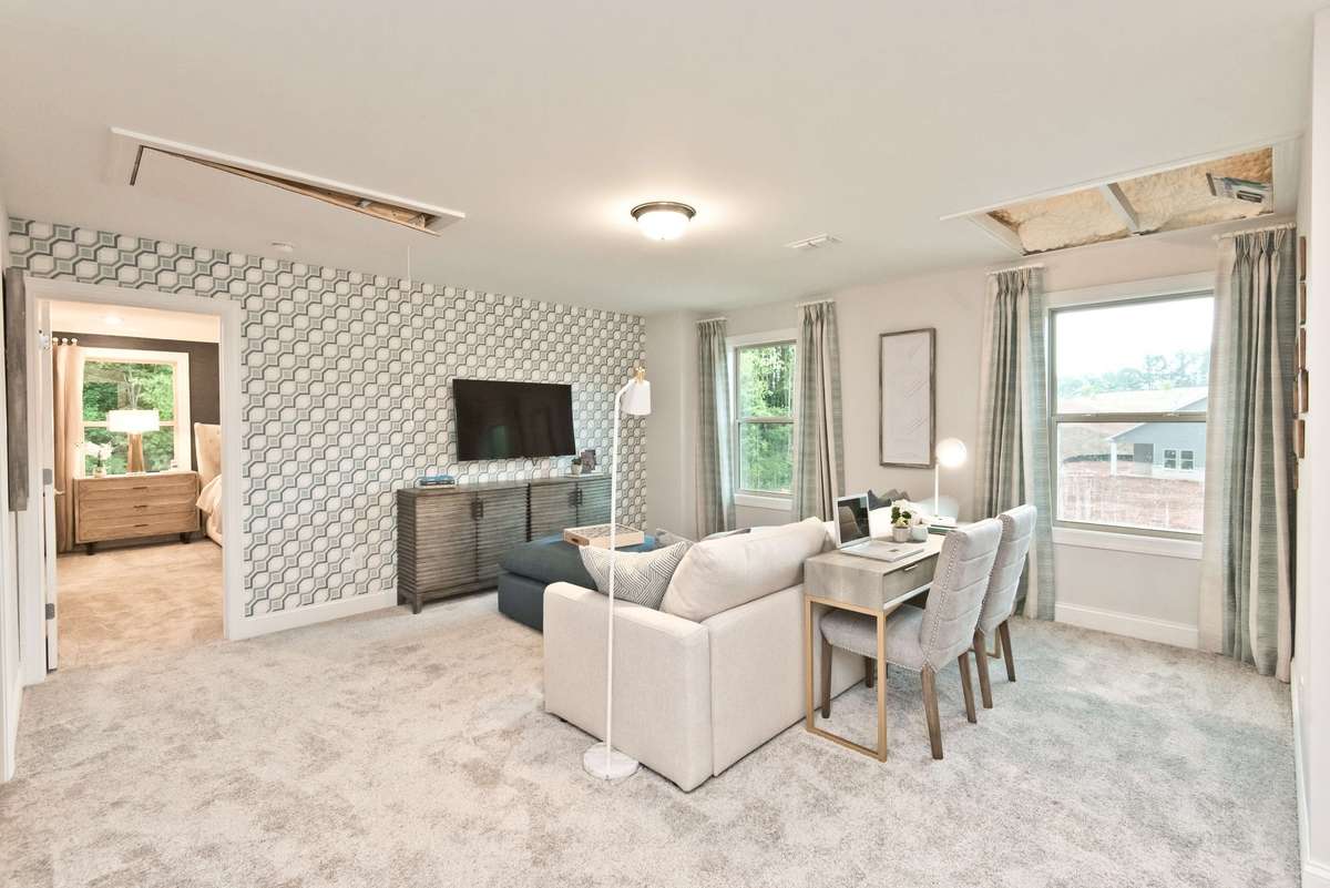 Photo is not of the actual home, but is an inspirational photo of builder’s model home and may depict options, furnishings, and/or decorator features that are not included