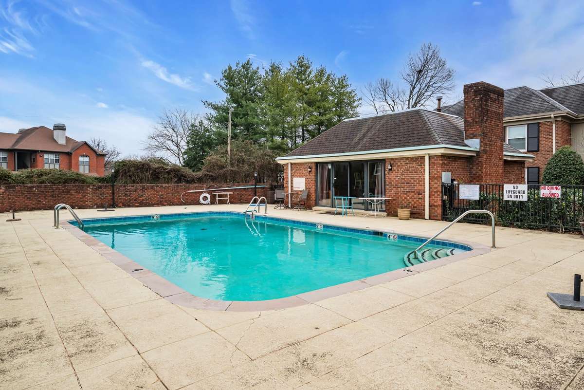The community pool is just steps away from 328 Elmington Ave