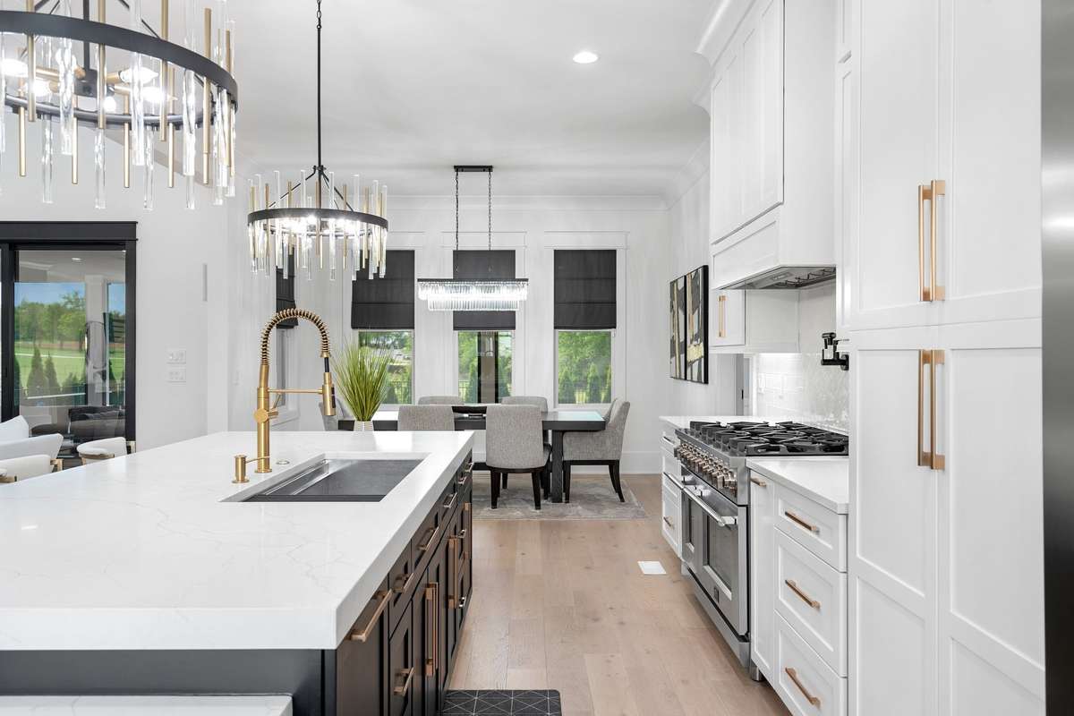Open-concept layout connecting kitchen and dining—ideal for gatherings and everyday living.