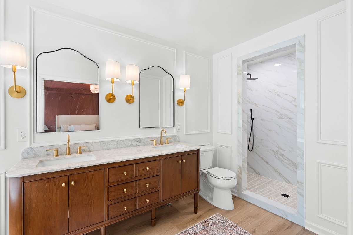 stunning resort-style bath