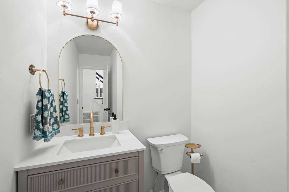 updated powder room