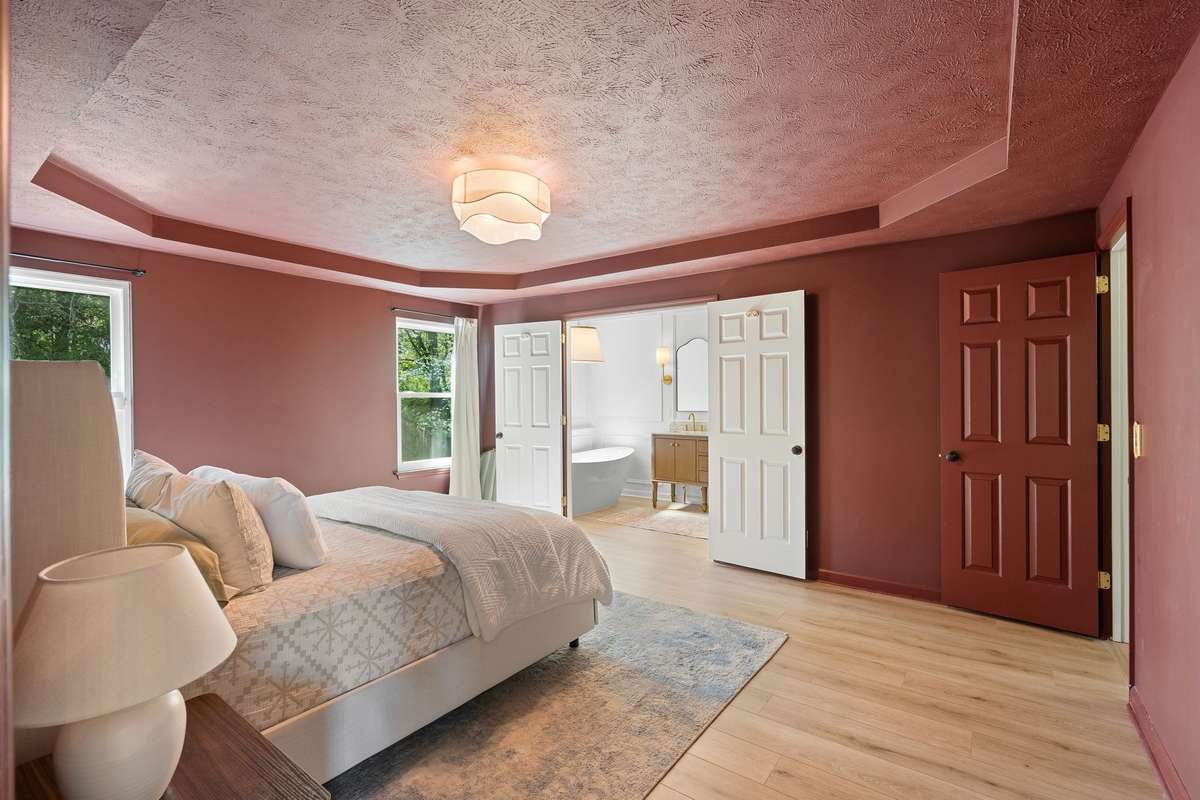 spacious bedroom