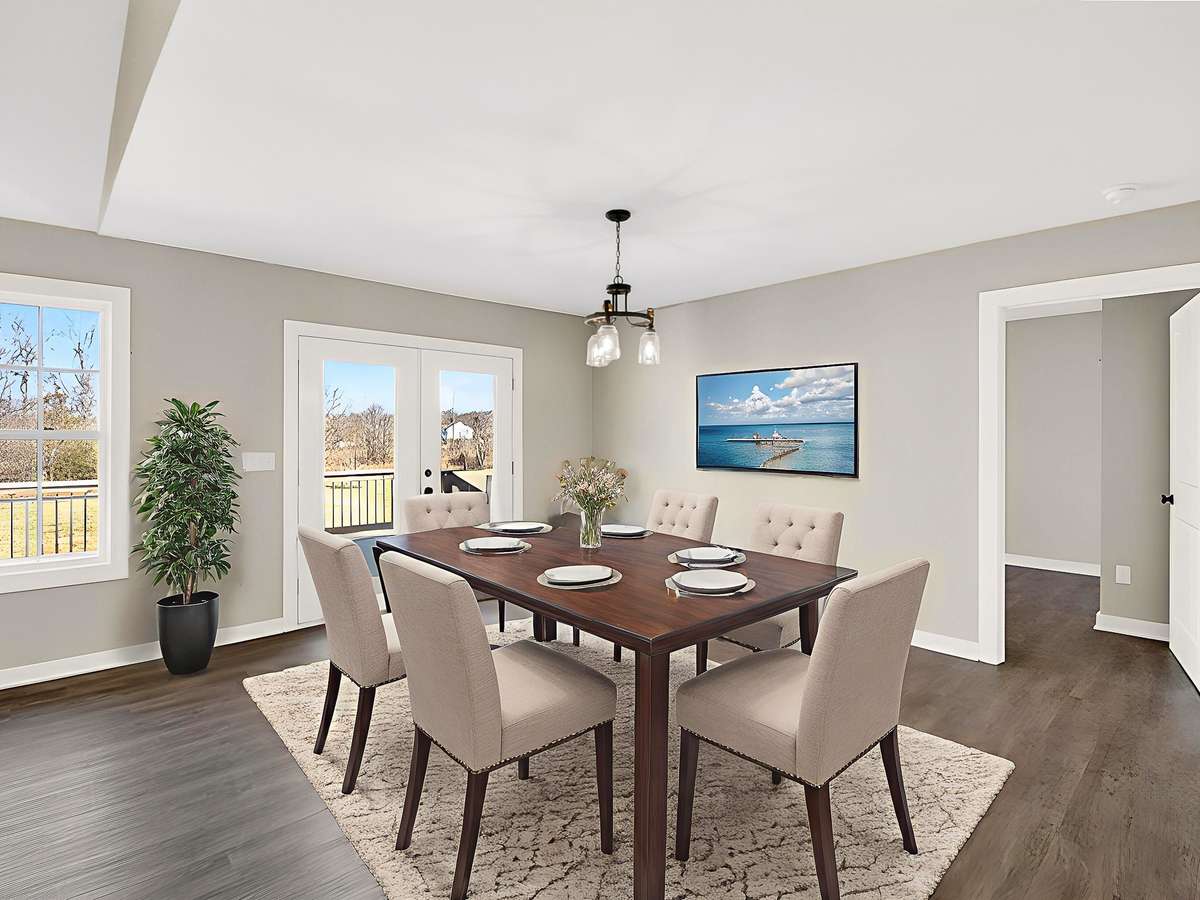 Dining Area Virtually Staged