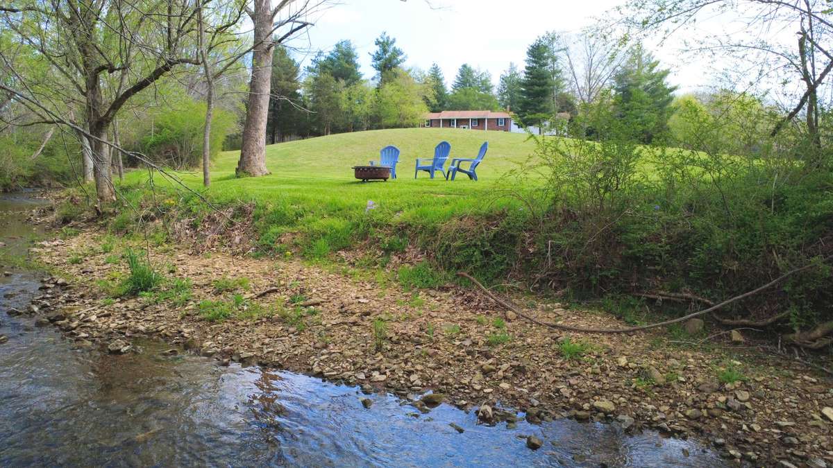 This is a beautiful property to entertain friends and family by the river's edge.