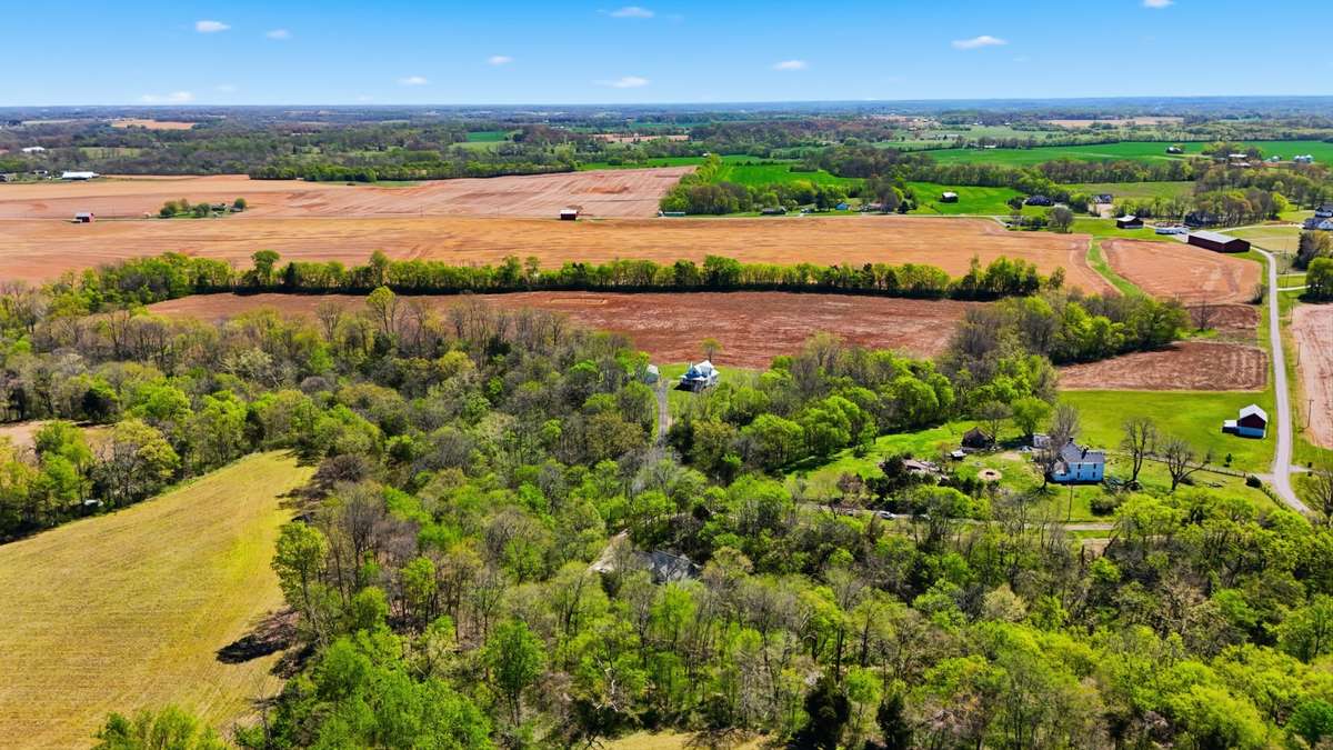 Surrounded by farmland!