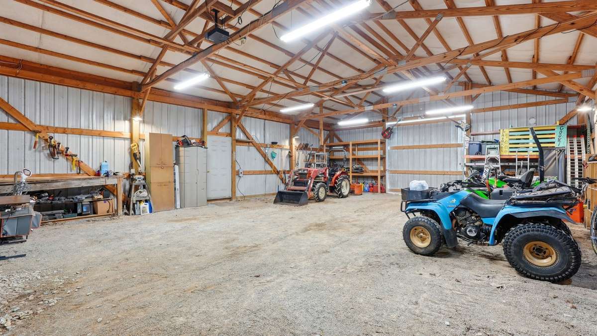 Ample space for all of your equipment, toys and more!