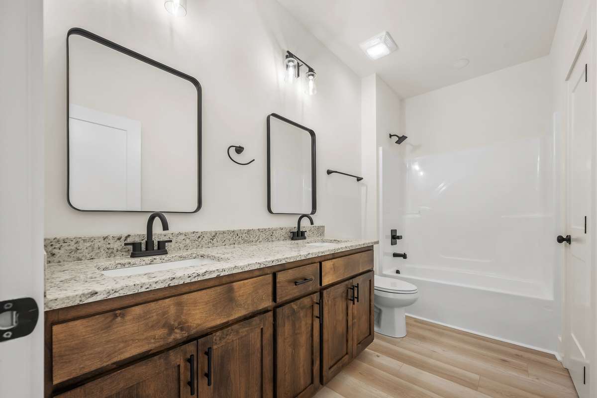 Bathroom 2 with double sink vanity