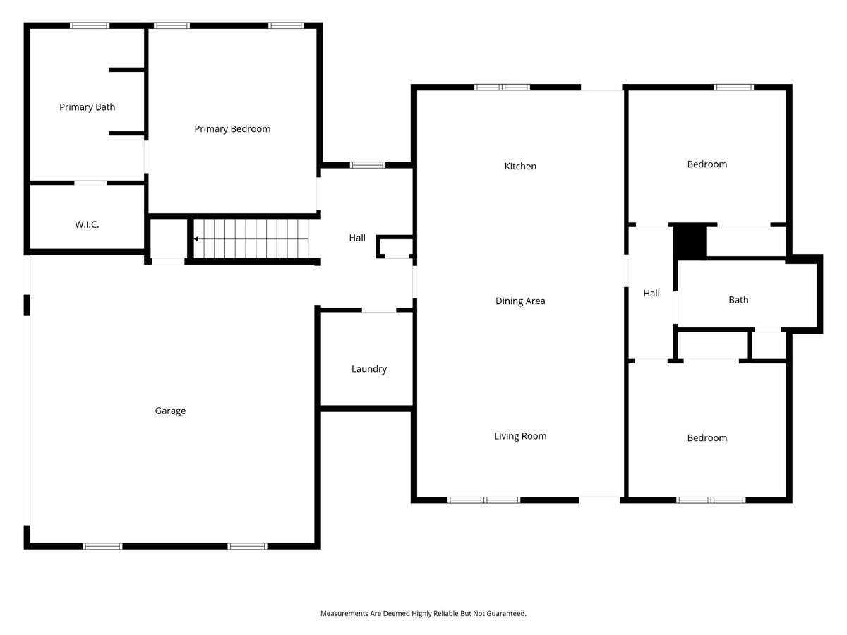 Downstairs layout