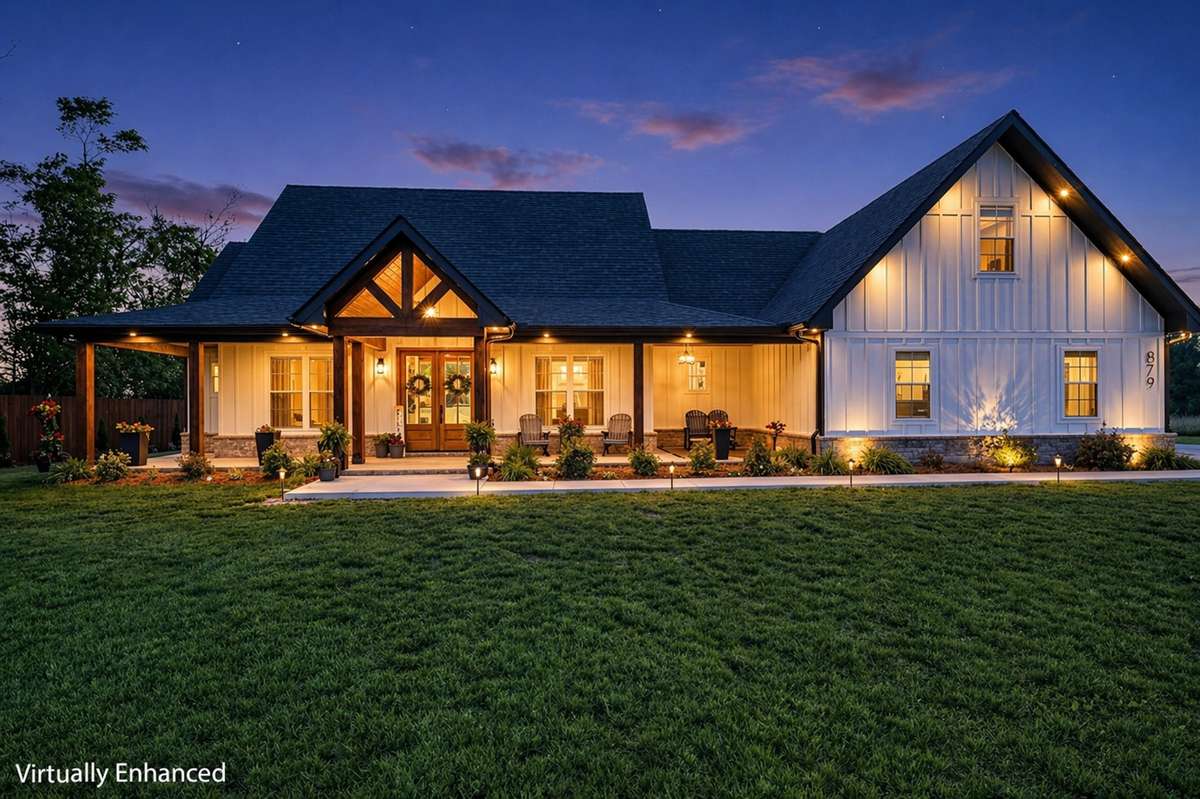 Expansive home is all one level, except the bonus room and half bath above the oversized garage