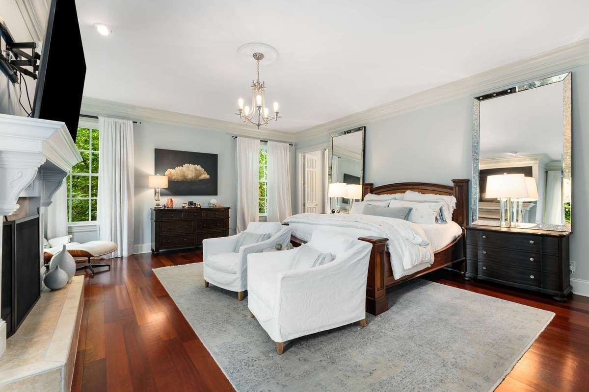 Welcome to this amazing primary retreat...generously sized with tons of closet space....