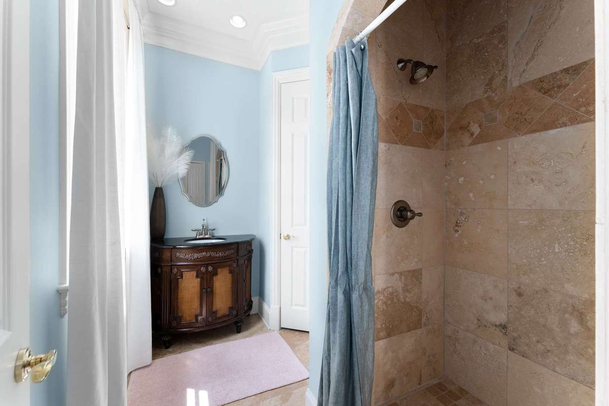 One of the upstairs bathrooms...