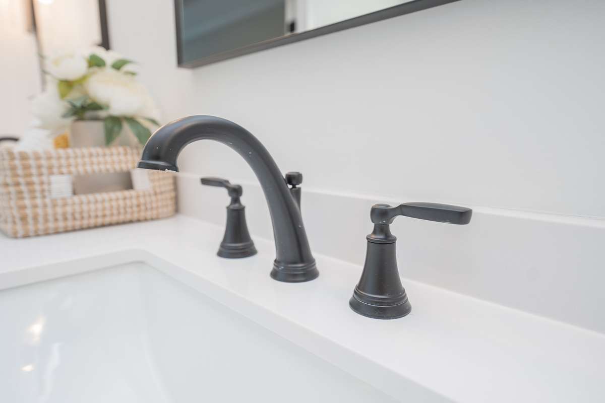 8" spread bath fixtures in primary