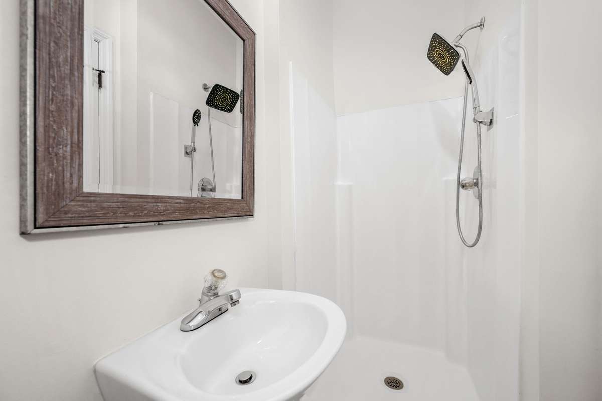 Basement bathroom