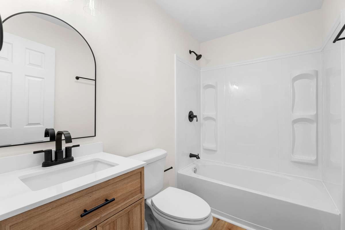 Conveniently located with easy access from both bedrooms!
