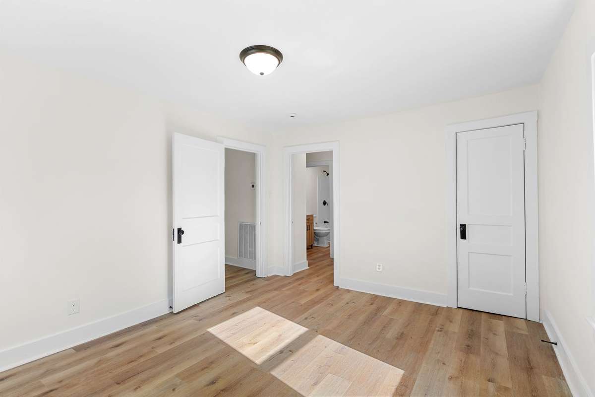 Easy access to the shared full bathroom!
