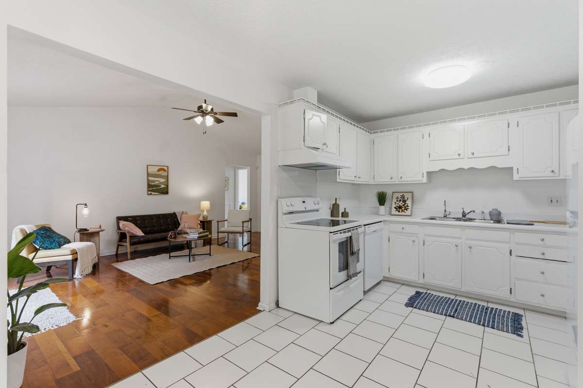 Several new appliances in the kitchen, as well as a water filtration system.