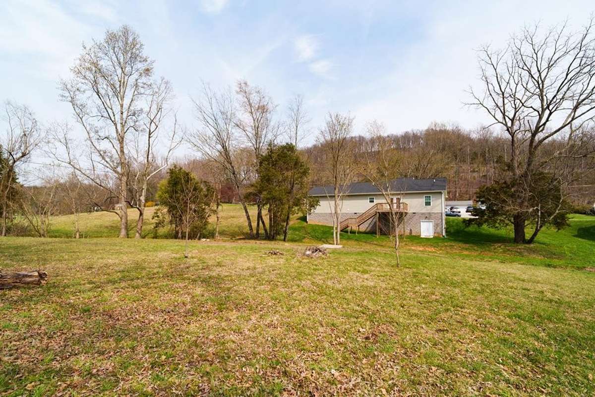 could be a garden area, play area, or entertainment area