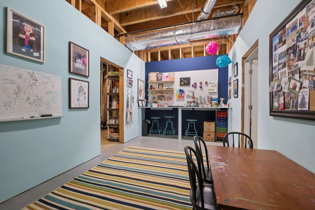 3007 SF of additional unfinished space includes a storm shelter, craft room, storage galore and future expansion possibilities.