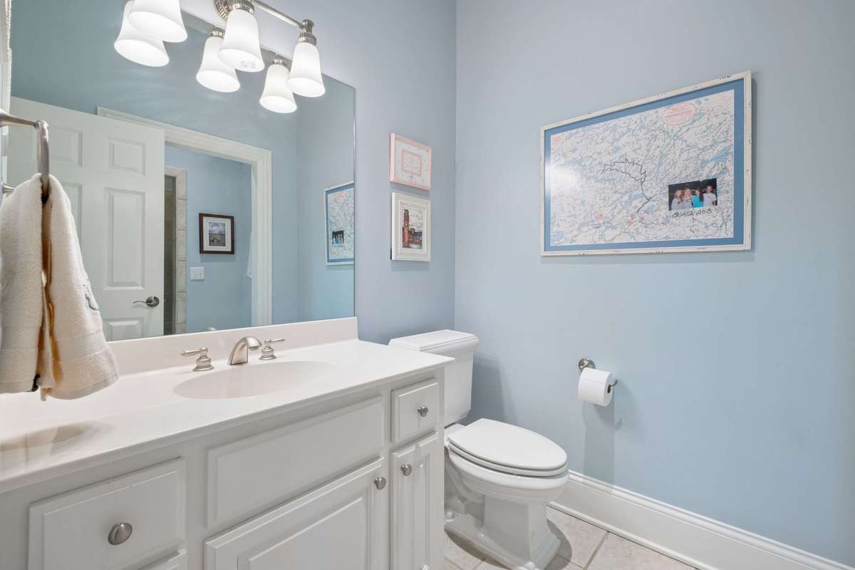 En-suite Bathroom #5 with walk in shower.