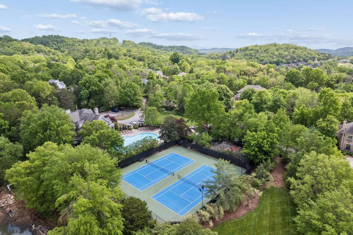 and tennis and pickleball courts