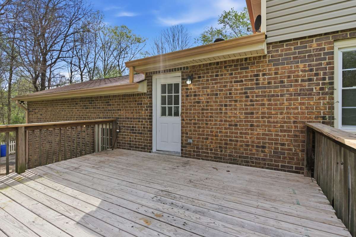 Back deck