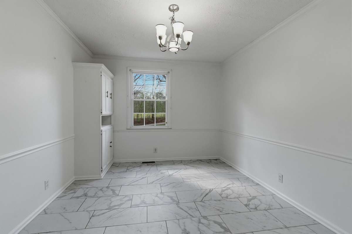 Dining room attached to kitchen