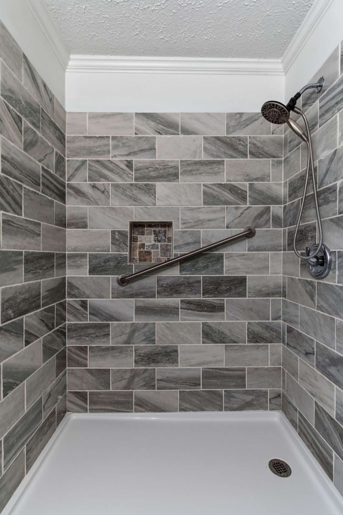 Accessible built in shower