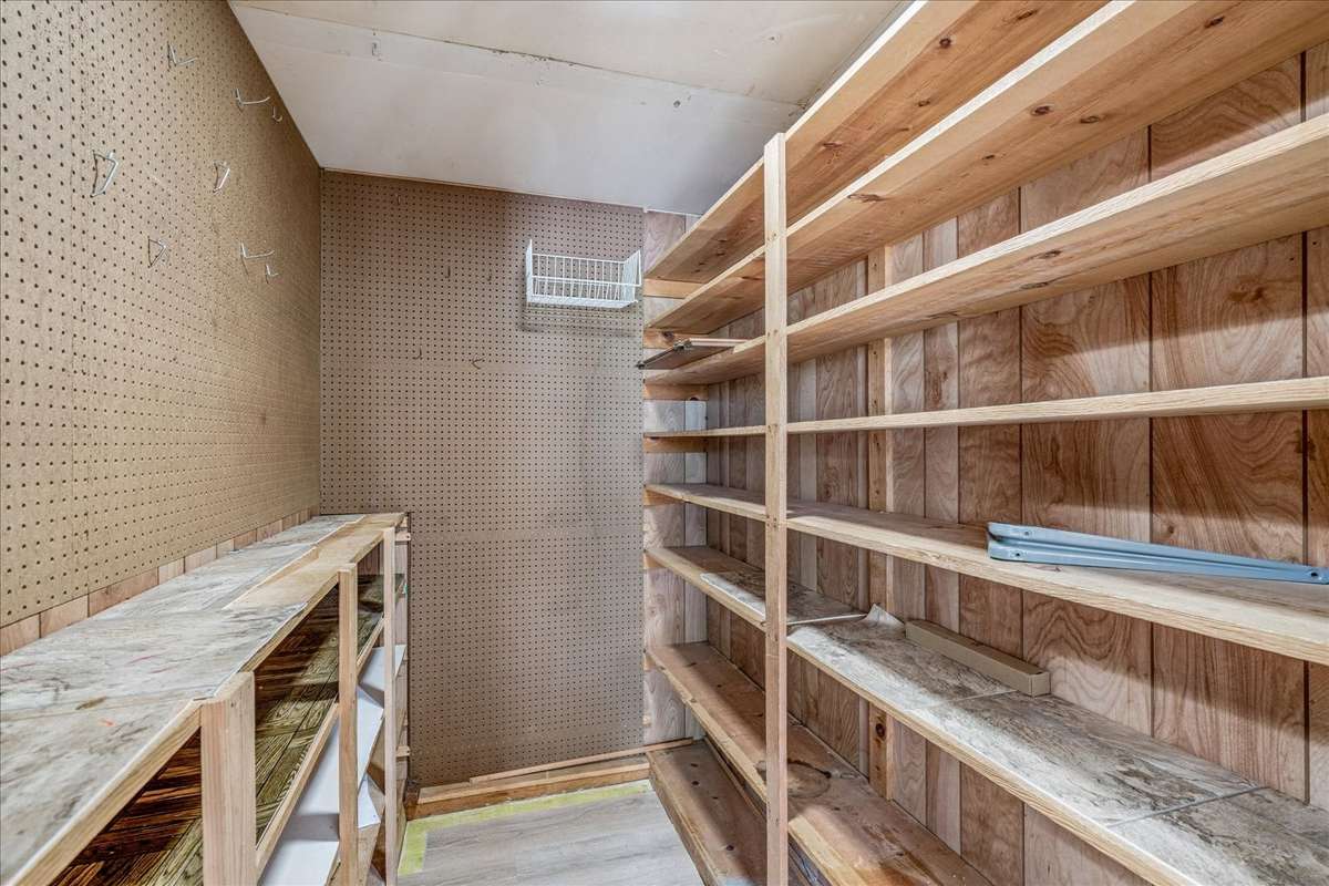 Closet off utility room