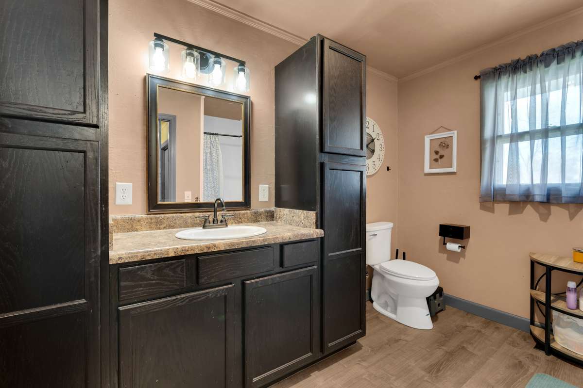 Renovated primary bathroom