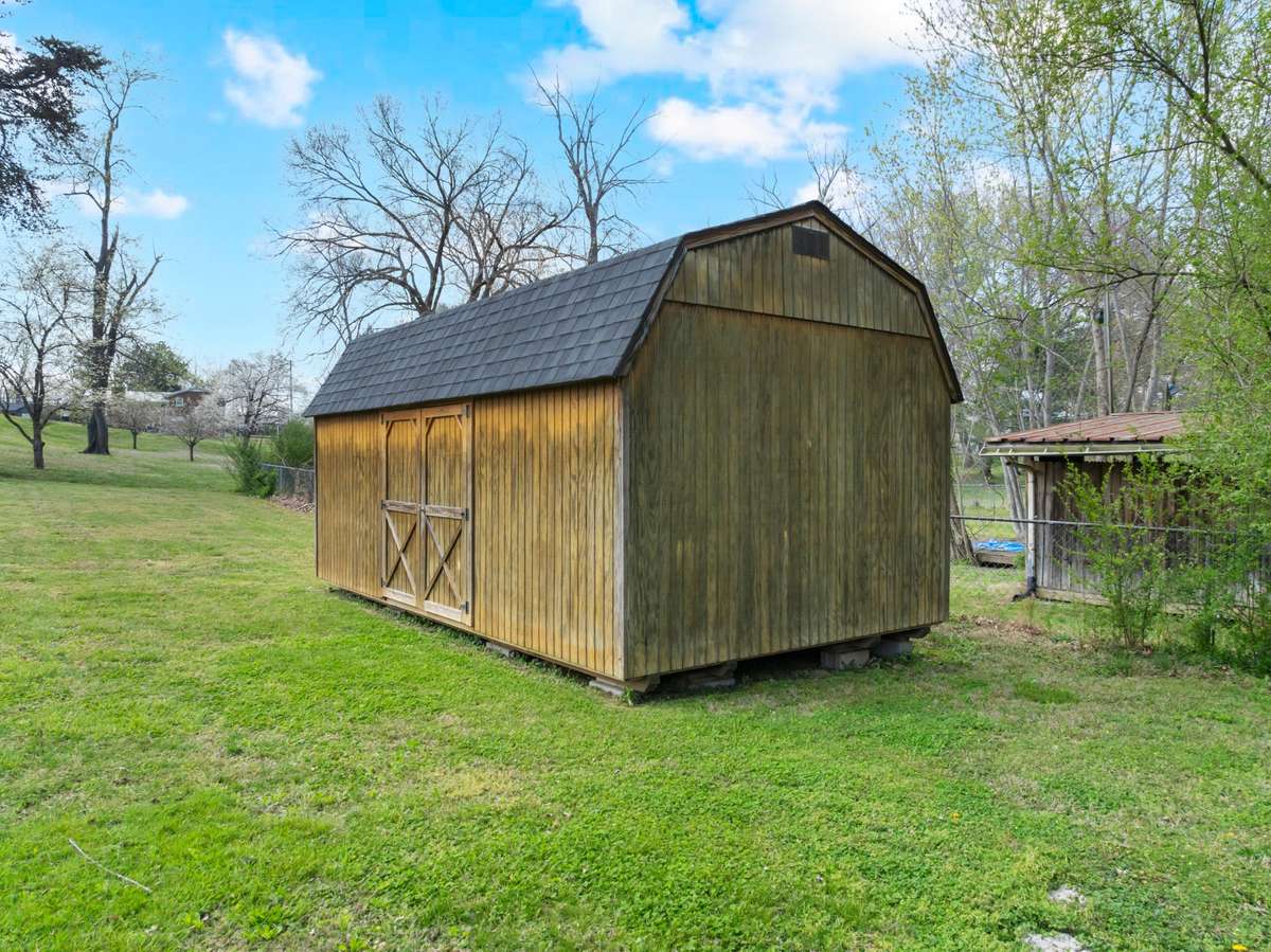 Shed (20X11, 235 SqFt) will remain.
