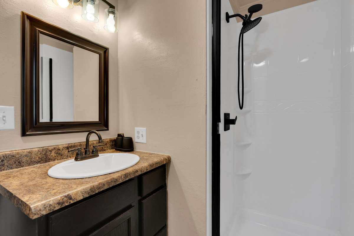 Glass shower door