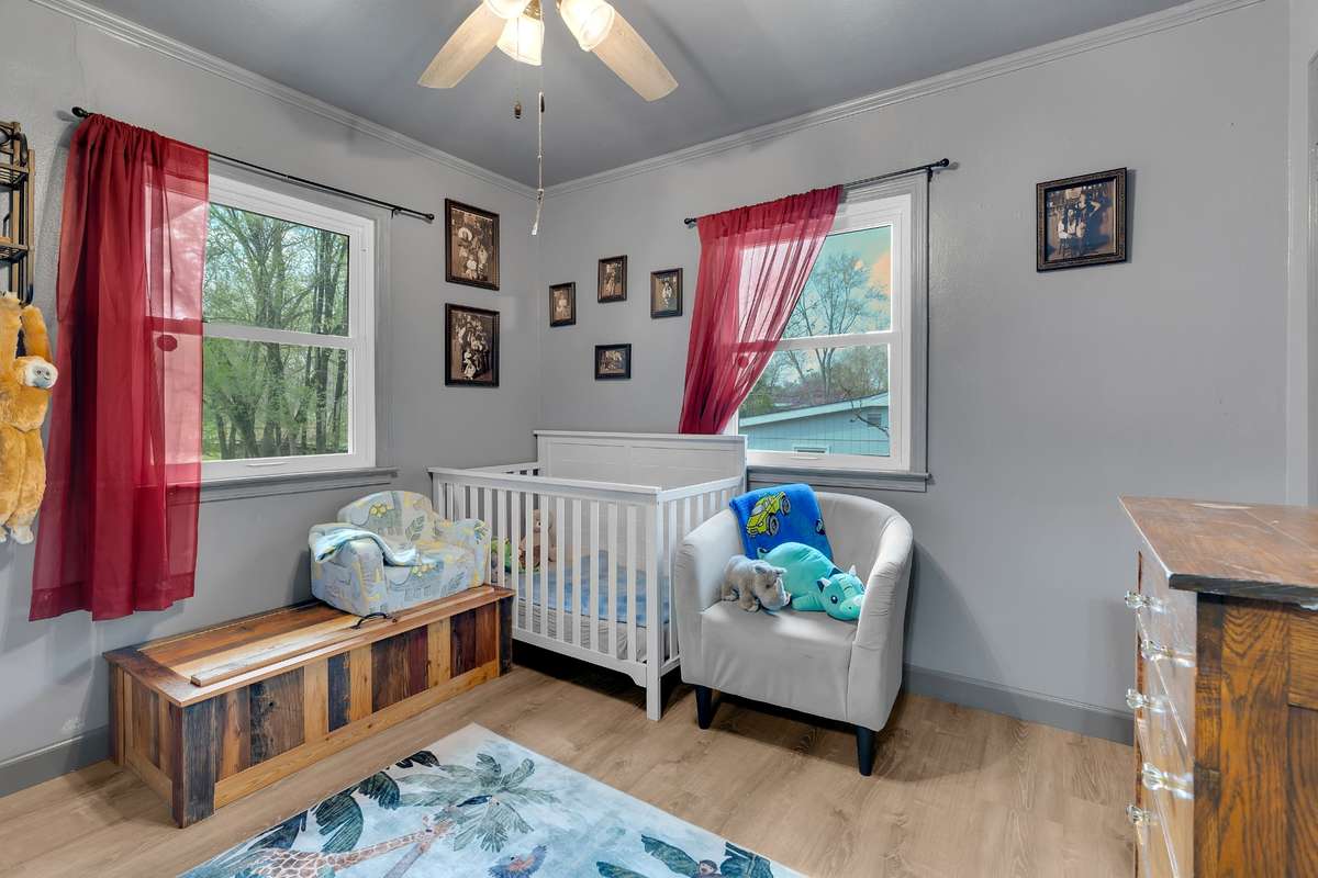 Bedroom 2 - Currently used as a nursery