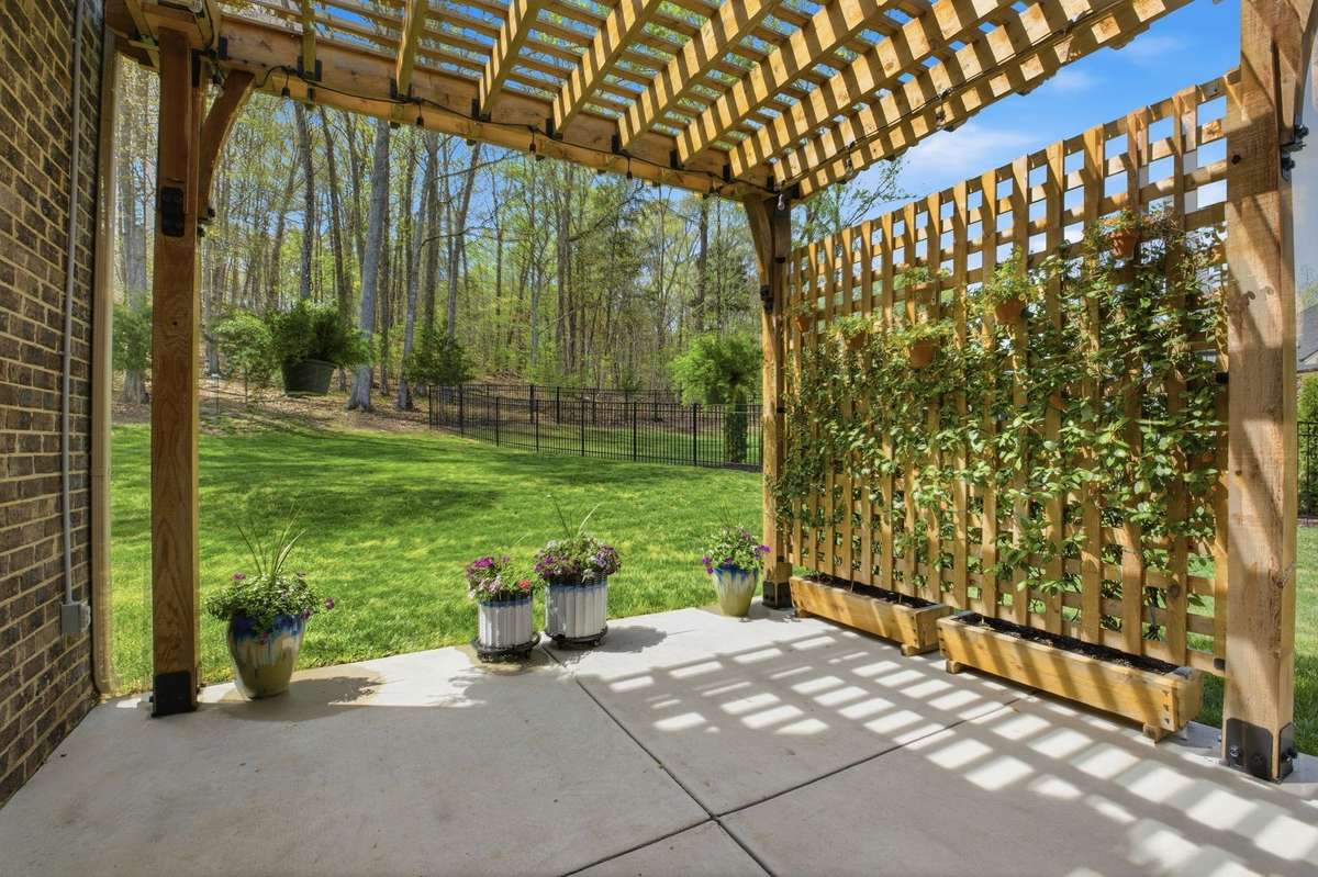 Even more outdoor space at your disposal with this amazing cedar pergola.