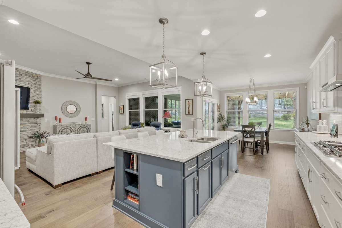 From every angle you get a beautiful view of the backyard.