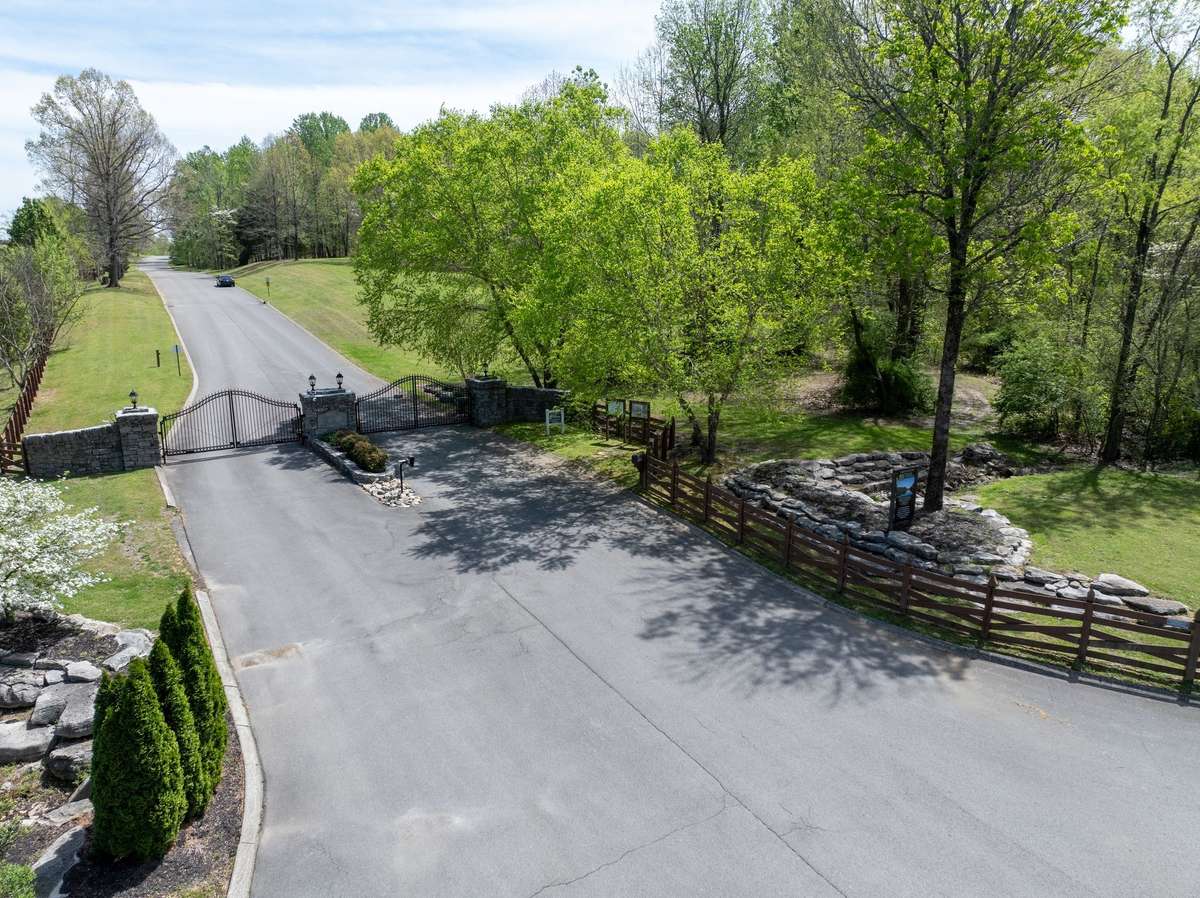 The gorgeous entrance to your new home.  Nothing will be built here as you drive in, and it is a perfect place for an evening stroll.