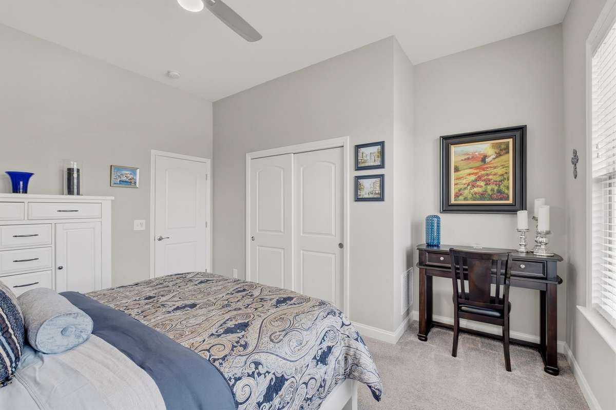 Another view of the secondary bedroom.