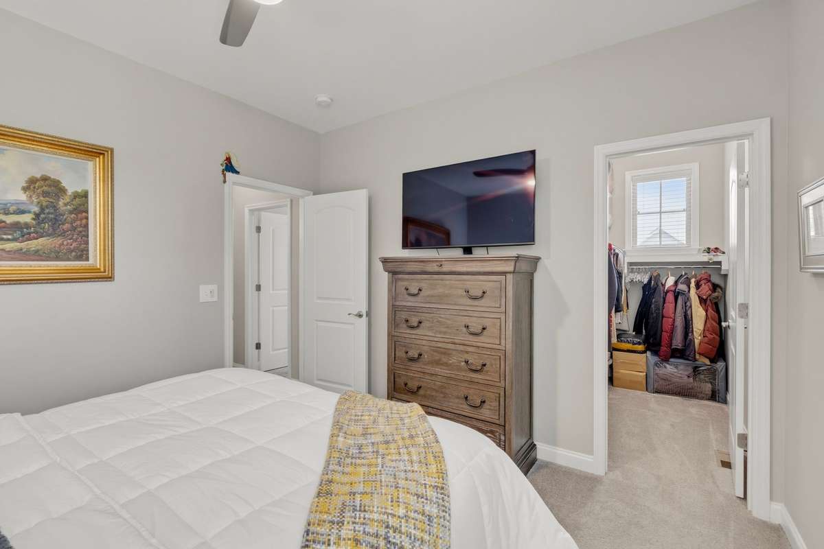 Check out the large closet!