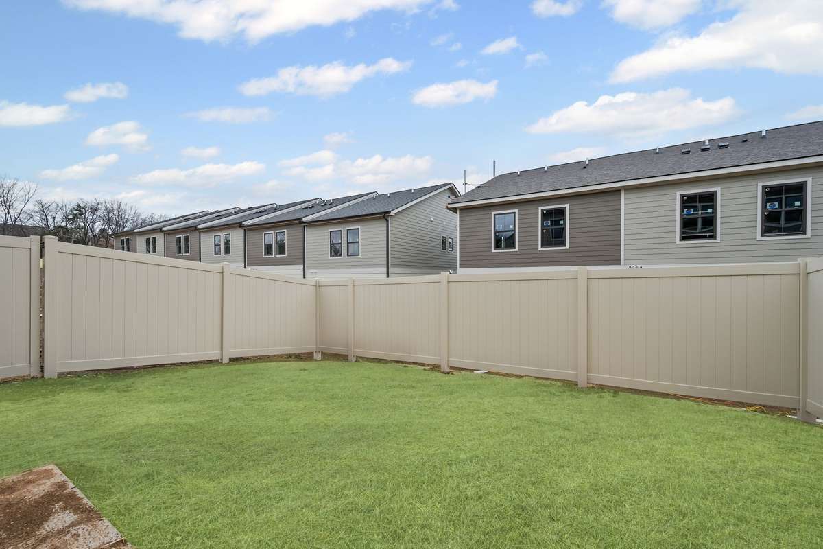 Fence Option Available.  Come Create Your Backyard Oasis!
