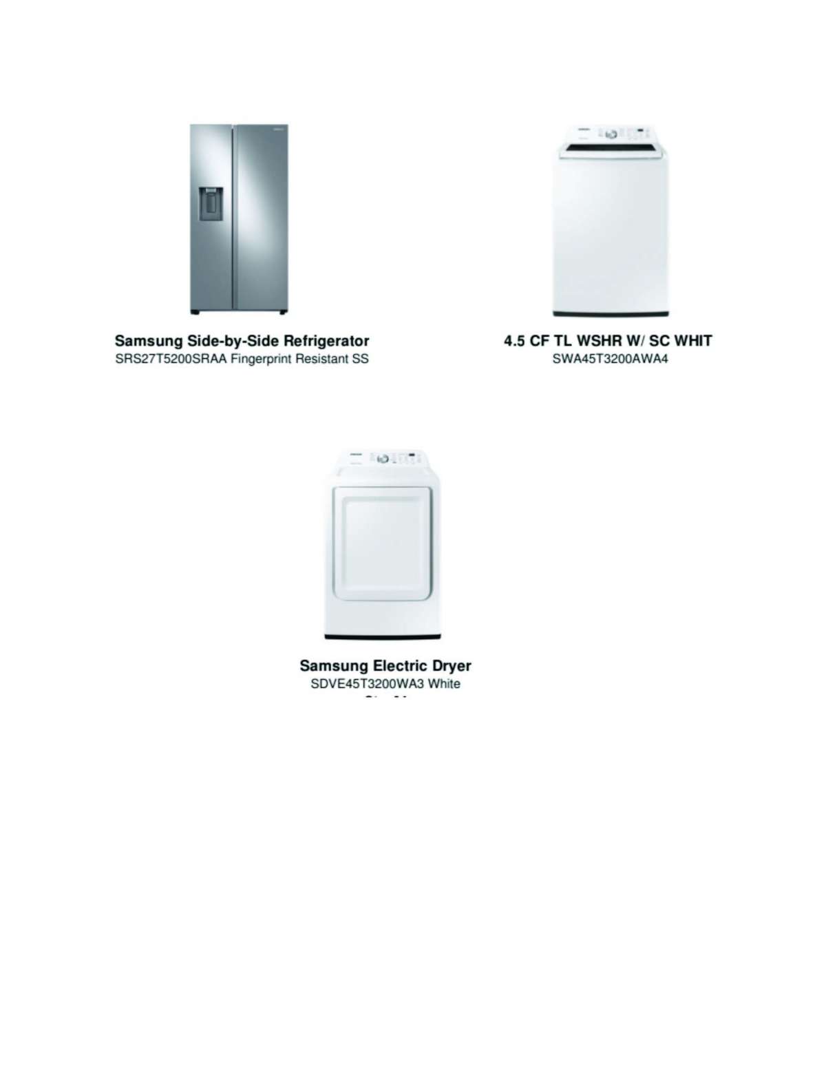 Washer/Dryer included.