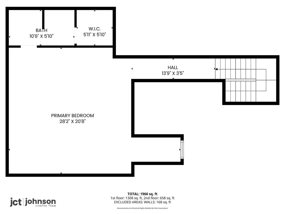Upstairs floor plan