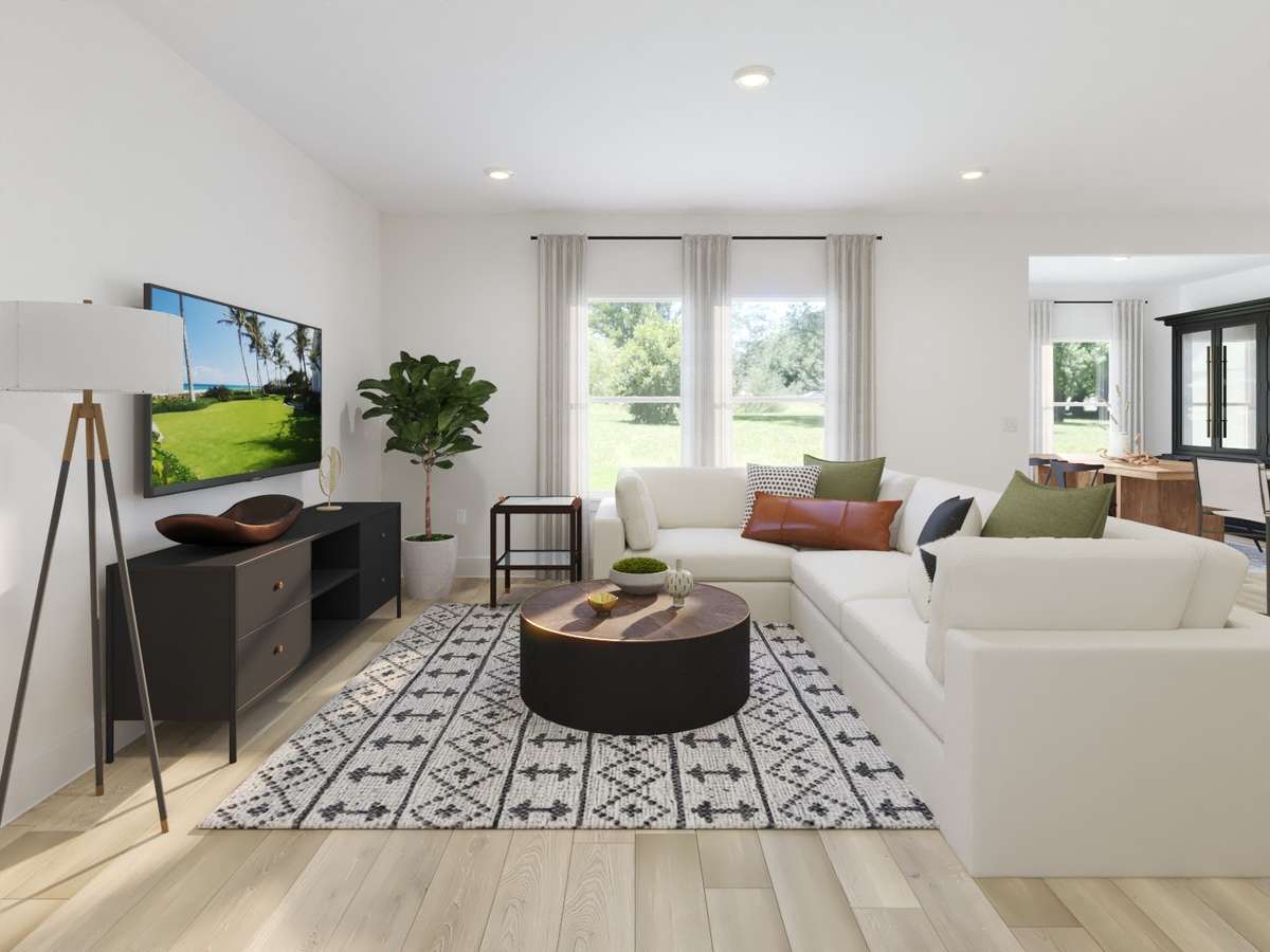 Photo is not of the actual home, but is an inspirational photo of builder’s model home and may depict options, furnishings, and/or decorator features that are not included