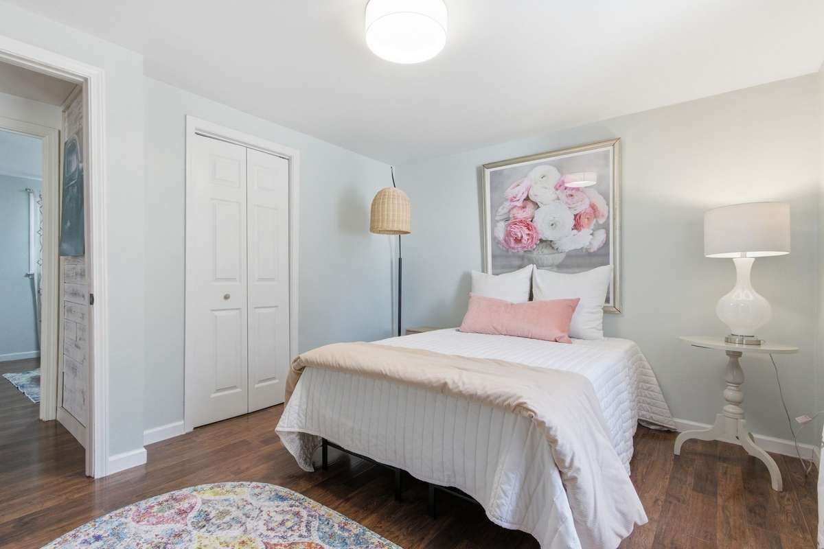 Freshly painted walls