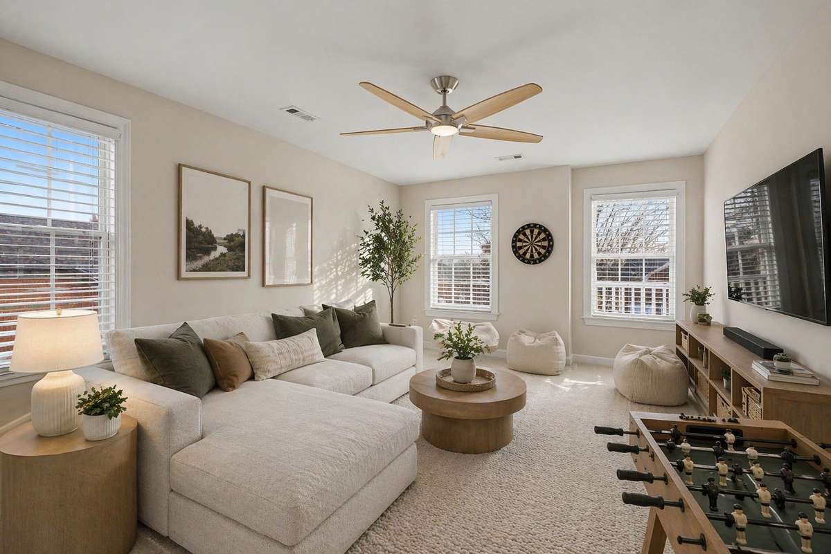 Virtually Staged showing off size and layout.