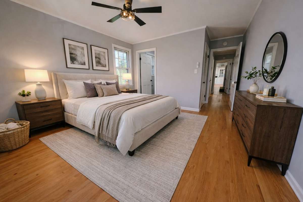virtually staged Primary Ensuite