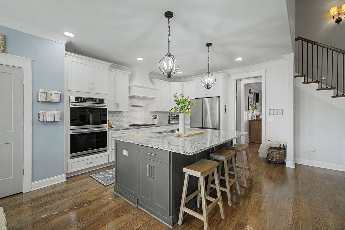 Additional cabinetry under the island.