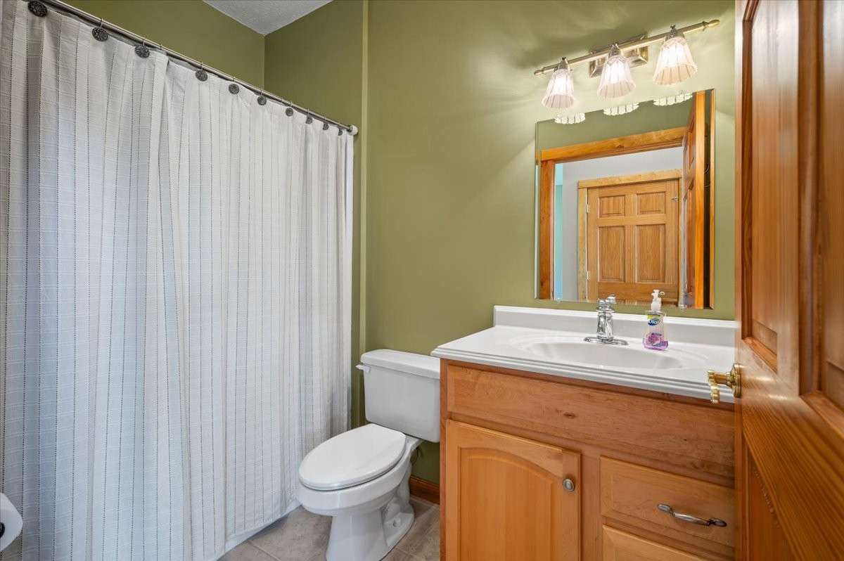 Bathroom off of "office"