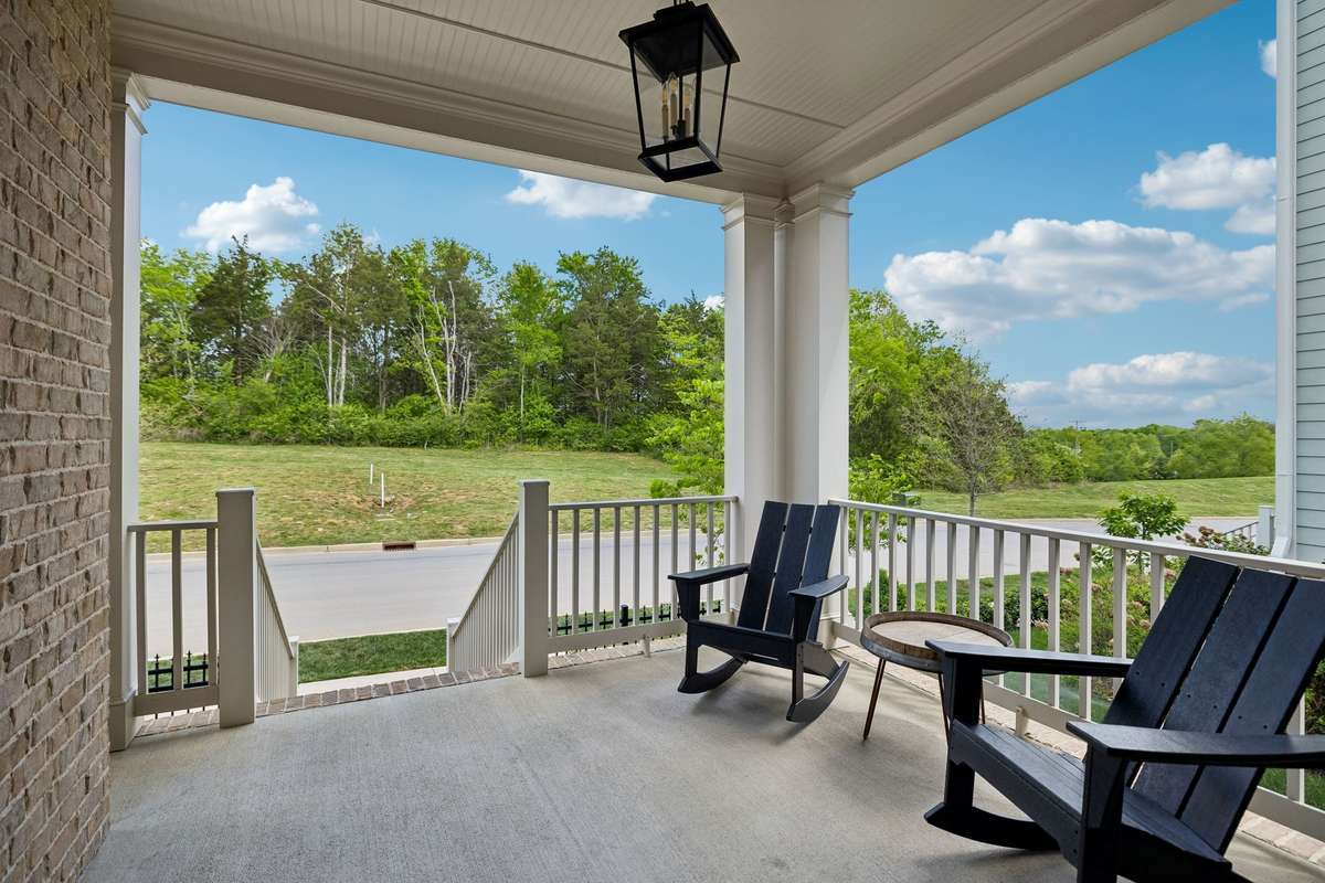 Serene view from front porch