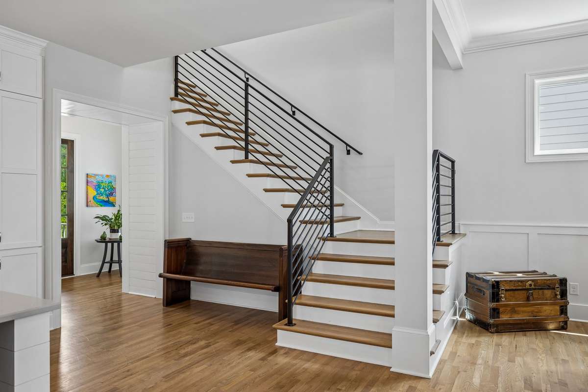 Clean-lined custom metalwork by Prather Metalworks