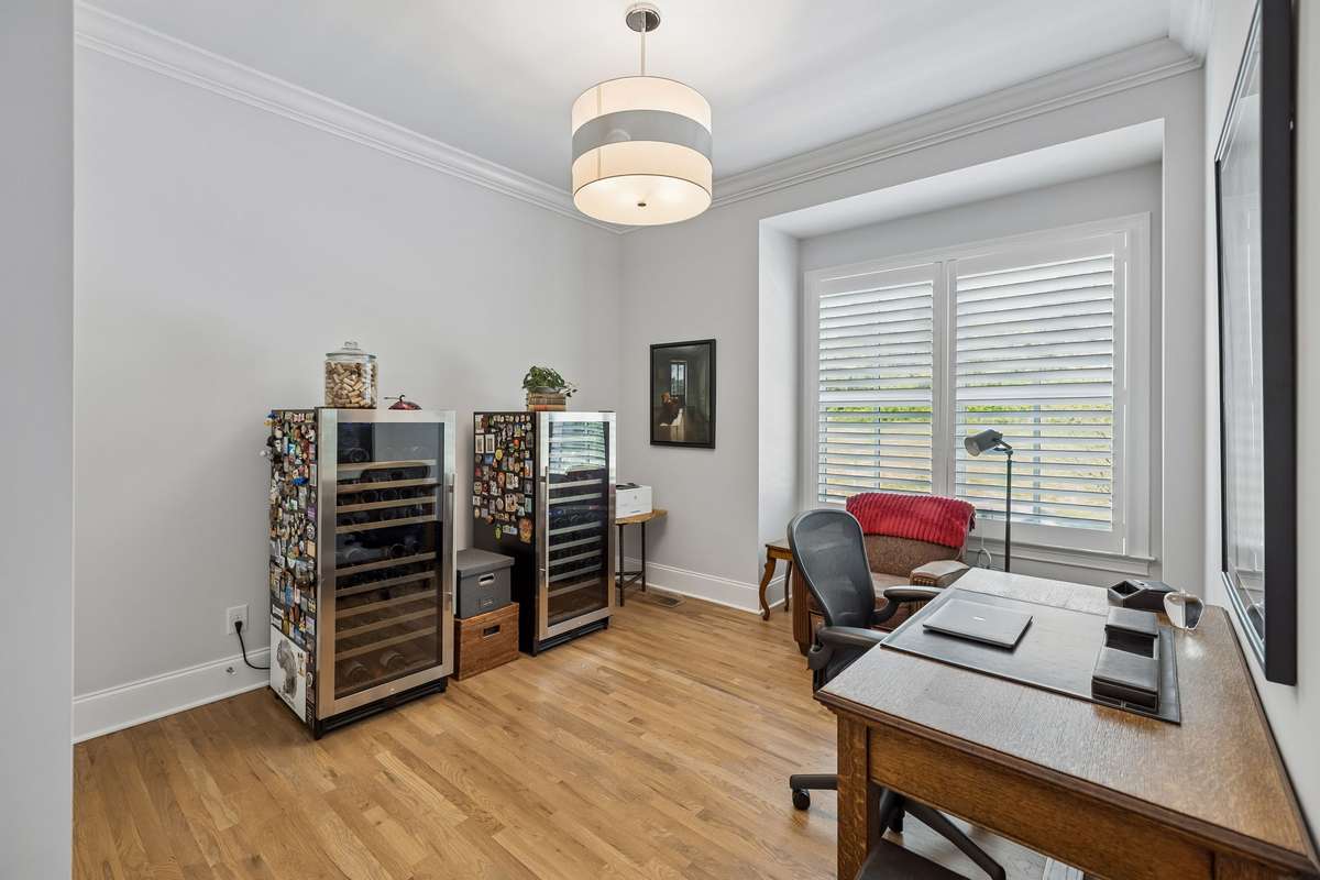 Guest bedroom or office on the main level