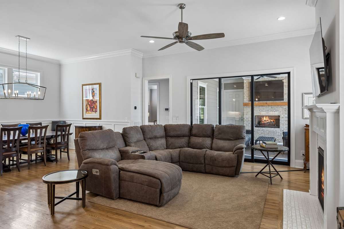Family room opens to a lovely 18x13 screened-in porch.